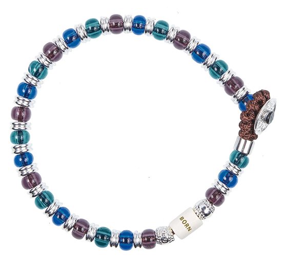 Bracelet Gerba Homme Born in Acier Pietre dure BORN 30 - BORN 30